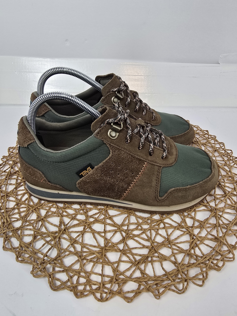 Teva Women's Highside '84 Retro Sneakers Size 10 Brown Olive Thyme Gorpcore